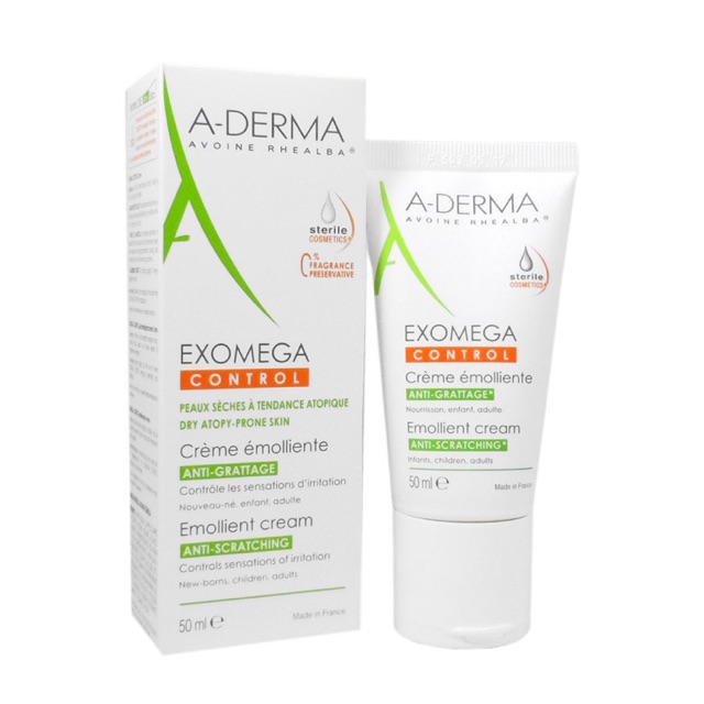Kem dưỡng ẩm aderma Exomega Control 50ml