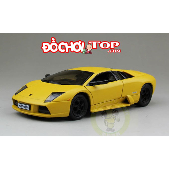 Mô hình siêu xe Lamborgini Huracan LP610 hãng LEO tỉ lệ 1:43 màu vàng  Chất Liệu Hợp Kim Cao Cấp