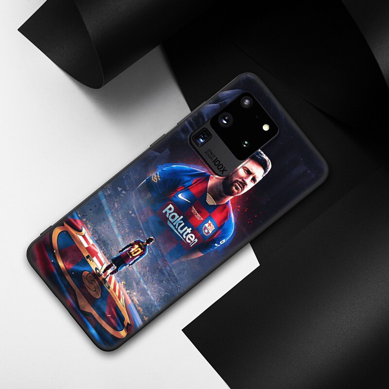 Samsung Galaxy M10 M20 M30 M40 A60 A70 A70S M11 M21 M30 M30s A2 J4 Core Casing Soft Case 62SF Messi football Player mobile phone case