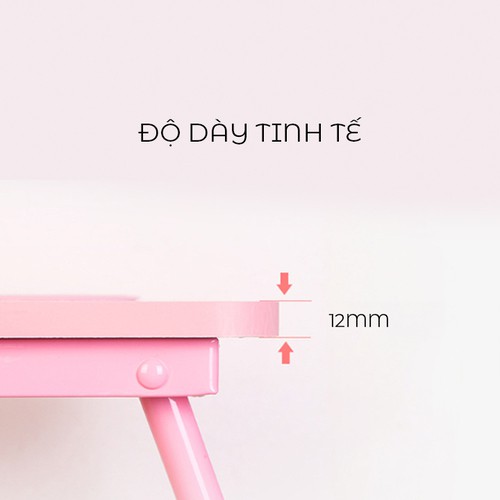 Bàn Học Sinh Xếp Gọn Laptop Có Khay Để Cốc Và Tùy Chỉnh Độ Nghiêng Bề Mặt + Có Chân Chống Trượt BK2005 Pehouse Shop