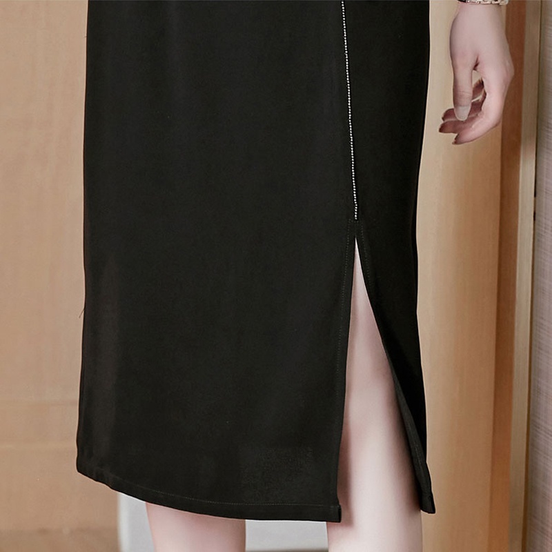 Đầm trung niên sang trọng, thiết kế trẻ trung, che khuyết điểm tốt, vải Lụa Cát mềm mịn - WOBE Happy Mami - G16 | BigBuy360 - bigbuy360.vn