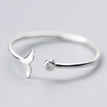 Nhẫn bạc 21 Centimeters Dolphin Trang sức Tiệm bạc 21 Centimeters