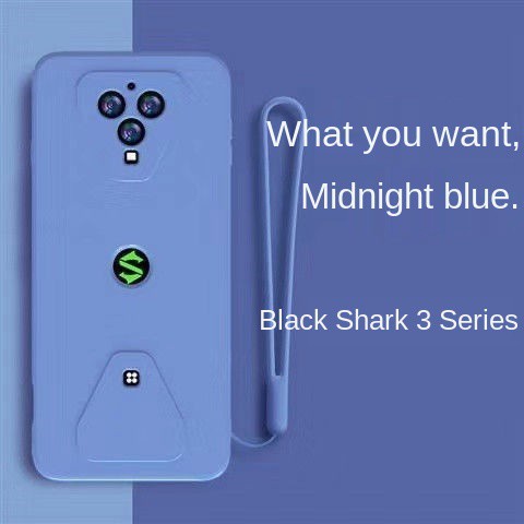 ❏Suitable for Xiaomi Black Shark 3 mobile phone case drop-resistant ultra-thin 3pro straight-edge liquid silicone lens all-inclusive soft shell | BigBuy360 - bigbuy360.vn