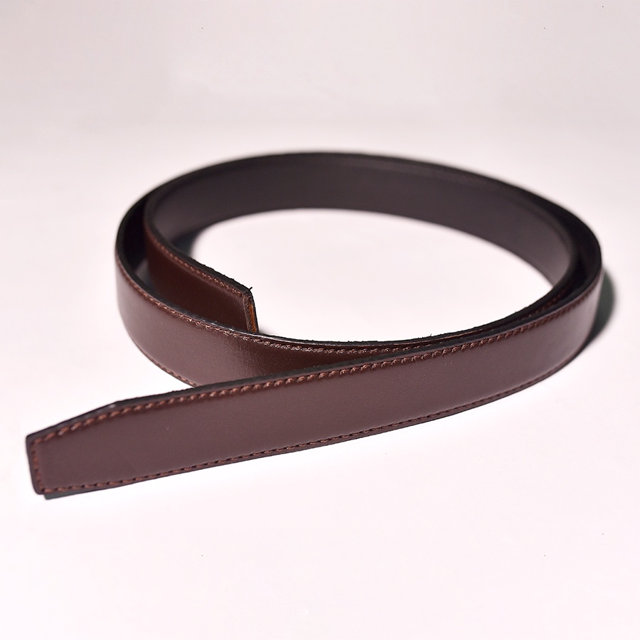 Dây thắt lưng nam handmade không đầu khóa Bamboo Leather da bò thật 100% đốt không cháy - Dây nịt da nam Cao Cấp