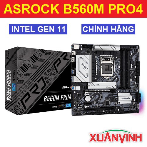 Bo Mạch Chủ ASROCK B560M PRO4 New 100% Chính Hãng | BigBuy360 - bigbuy360.vn