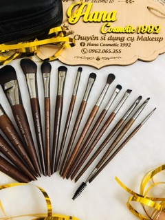 (San)set  cọ makeupforever 15 cây （kèm túi cọ）