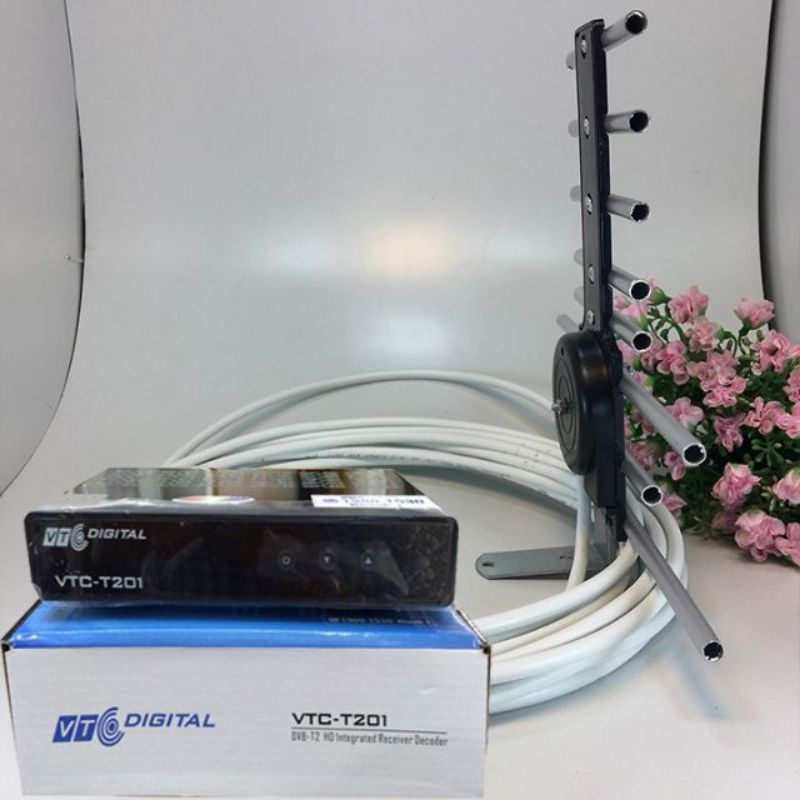 Bộ đầu thu kỹ thuật số DVB T2 chính hãng VTC T201 HD