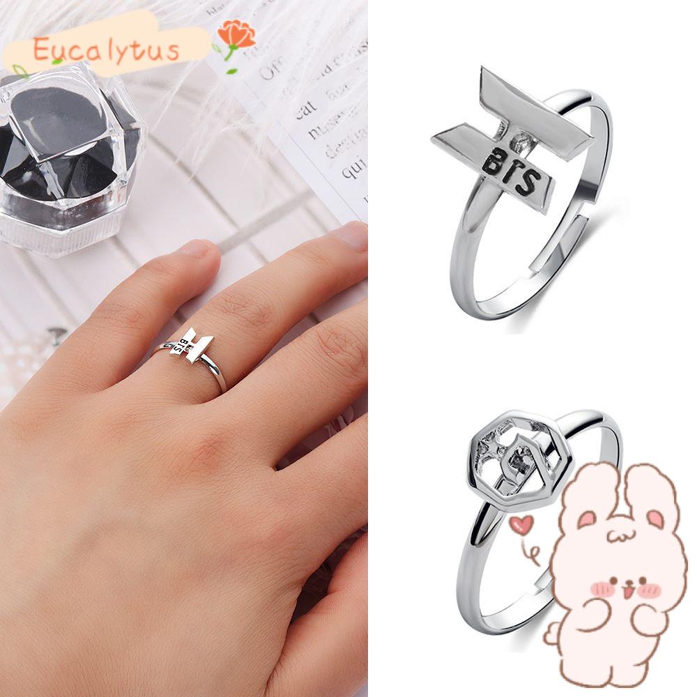 Nhẫn Đeo Tay Có Thể Điều Chỉnh Kích Cỡ Phong Cách BTS Dành Cho Nữ