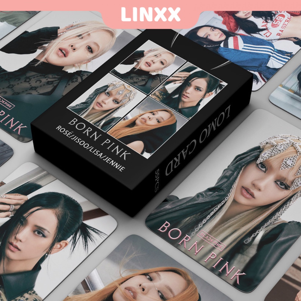Set 55 Tấm Thẻ Ảnh Lomo Các Thành Viên Nhóm Nhạc BLACK PINK