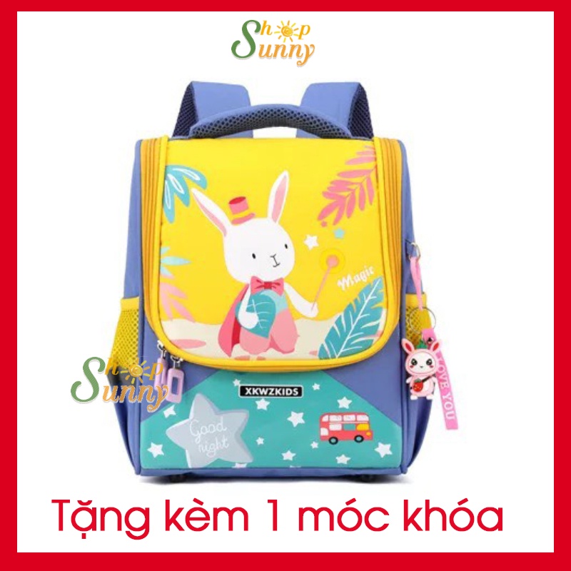 Balo học sinh tiểu học mầm non lớp 1 5 6 7 tuổi cặp xách chống gù cho bé- Sunny Shop
