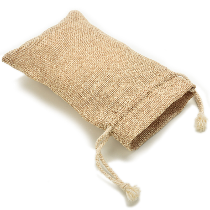 Túi vải bạt mộc mini đựng quà có dây rút đa ứng dụng