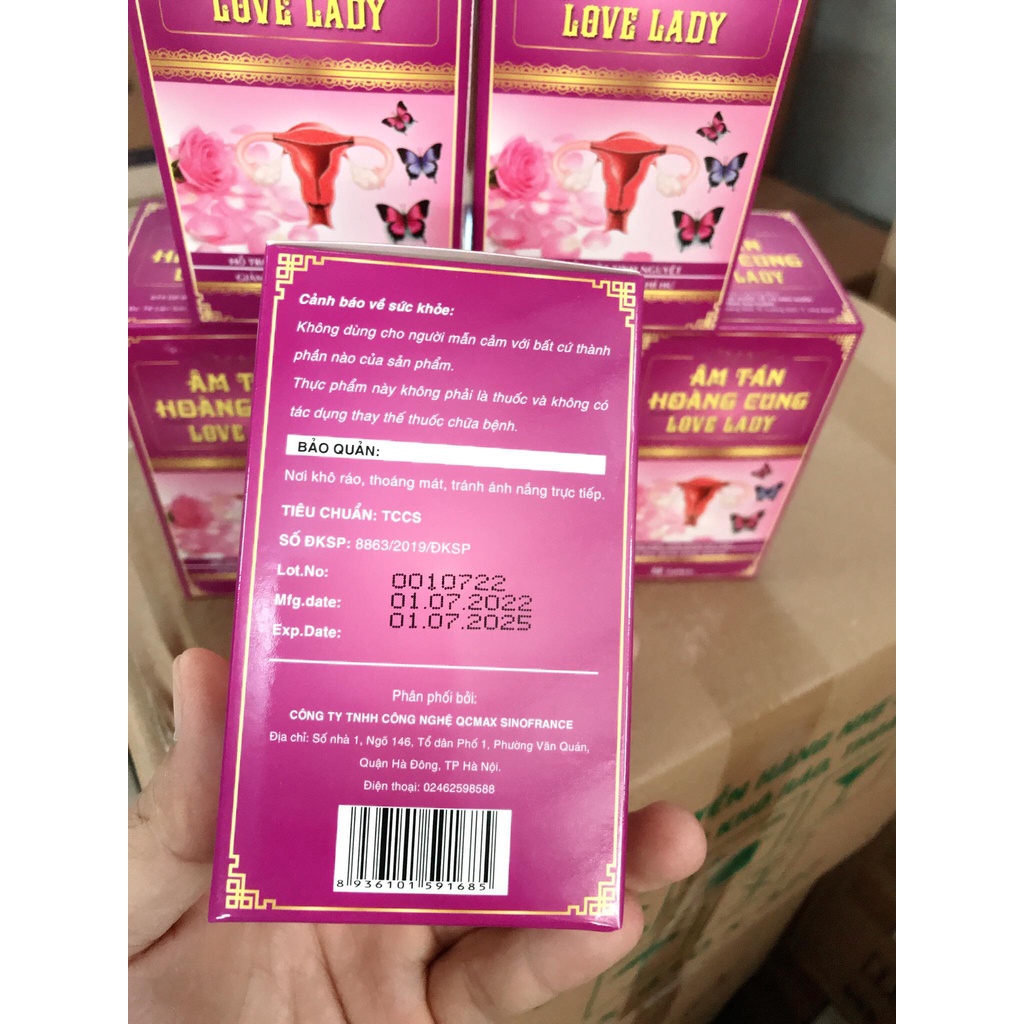 ÂM TÁN HOÀNG CUNG, Hỗ trợ điều hòa kinh nguyệt, đau bụng kinh ( Hàng chính hãng NCT3 )