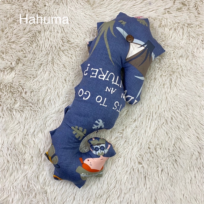 Gối ôm hình cá ngựa cho bé sơ sinh vải Hàn Quốc