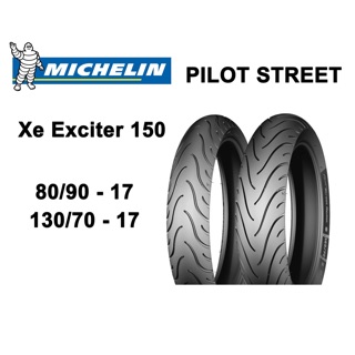 [CHÍNH HÃNG] LỐP MICHELIN PILOT STREET TRƯỚC 80/90-17 + SAU 130/70-17 LẮP CHO EXCITER/WINNER CỰC NGON!