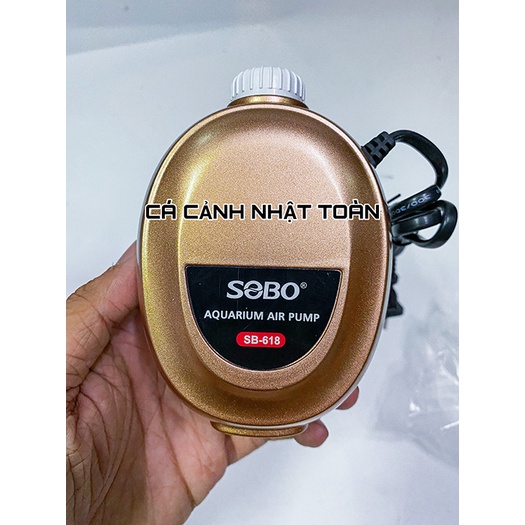 MÁY SỦI OXY BỂ CÁ CẢNH 2 VÒI SOBO SB 618