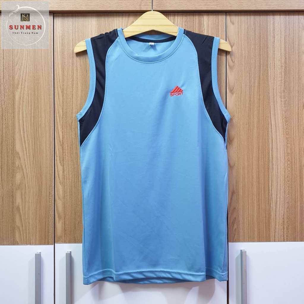 [HCM] Áo Thun Ba Lỗ Thể Thao Nam From Rộng Sát Nách Body SUNMEN Đủ size từ 45 - 80kg,phù hợp tập gym,mặc ở nhà,mặc ngủ