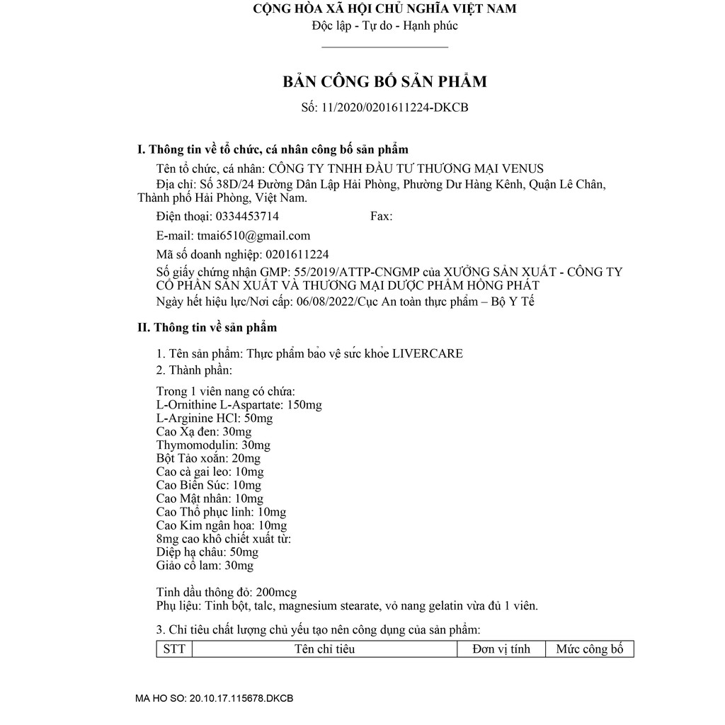 Sản phẩm hỗ trợ chức năng gan LIVERCARE -Giải độc gan và bảo vệ gan khỏe mạnh | BigBuy360 - bigbuy360.vn