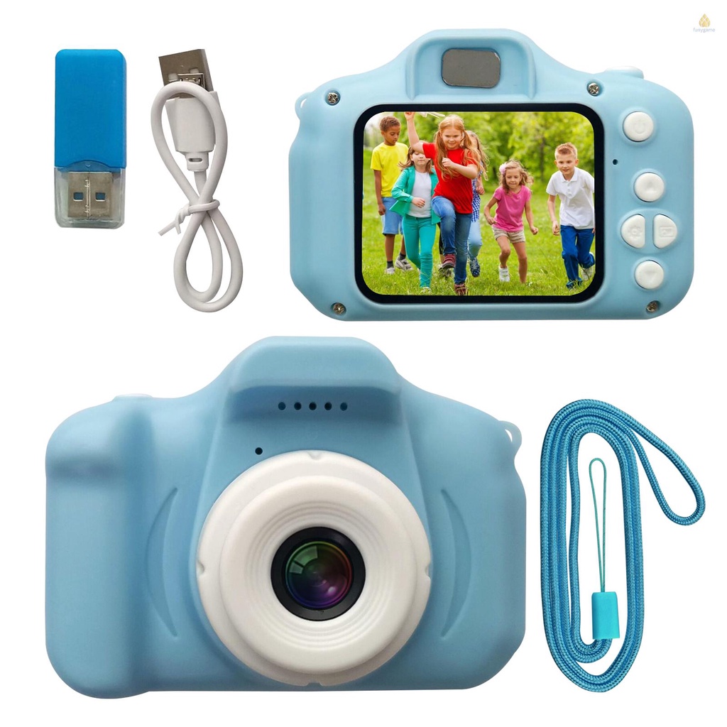 Máy ảnh kỹ thuật số dễ thương có thể sạc lại hỗ trợ chơi game màn hình 1.9 Inch 32G TF thẻ nhớ 3-10 cho trẻ em
 | BigBuy360 - bigbuy360.vn