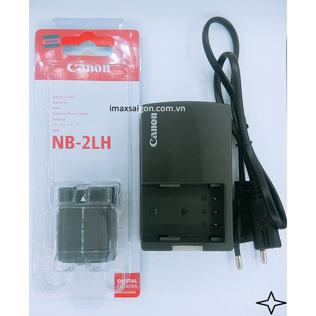 Bộ 1 Pin 1 Sạc cho máy ảnh CANON NB-2L/ 2LH