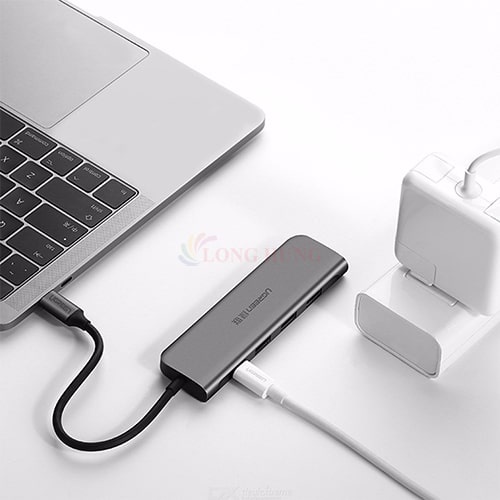 Cổng chuyển đổi Ugreen 6-in-1 USB-C Multifunctional Adapter CM136 80132 - Hàng chính hãng