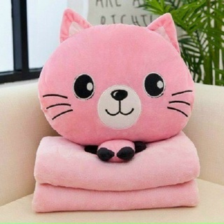 Bộ gối kèm chăn hình thú 3in1 - loại 1