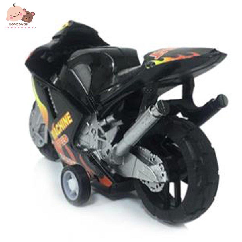 [HOT]Kids Children Plastic Pull Back Car Beach Four-wheel Motorcycle Model Gifts