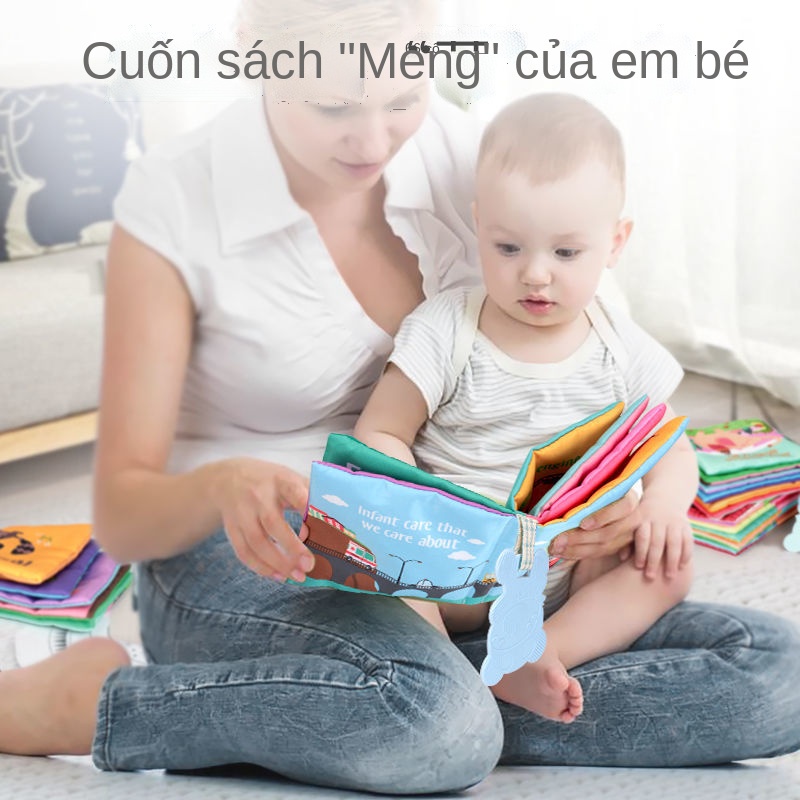 ☊Giáo dục mầm non nước mắt không thối 0-3 tuổi sách đuôi ba chiều có thể cắn giác ngộ sách 6 tháng cho bé đồ chơi giáo d