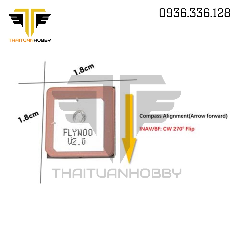 Gps Flywoo GOKU Gm8 Mini V2.0 + Compass