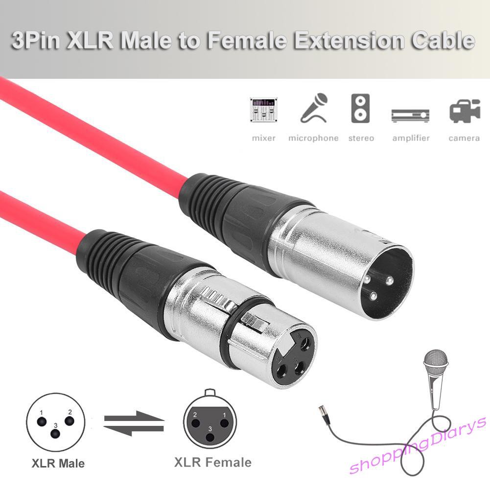 Dây Cáp Micro Mở Rộng 1m Xlr 3pin