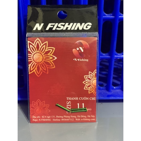 Phụ kiện câu đài, phụ kiện làm trục câu cá  - Thanh Cuốn Chì 3 gói