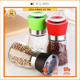 Lọ xay hạt tiêu cầm tay siêu nhanh bằng thủy tinh