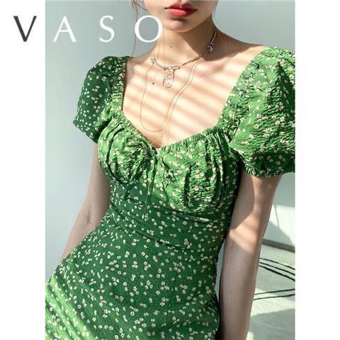 Đầm Chiết Eo Hoa Phong Cách Hàn Quốc Gợi Cảm Thời Trang