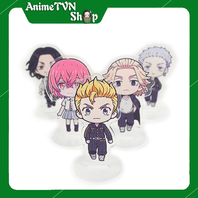 Tượng Mica Standee Mini (10 cm) Anime Manga Tokyo Revengers (Kịch Trường Của Takemichi) - Nhựa Cứng Acrylic In nhiều