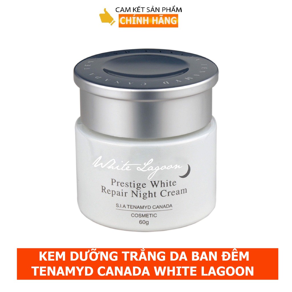 Kem dưỡng trắng da ban đêm White Lagoon TENAMYD CANADA -  Prestige White Repair Night Cream - 60g