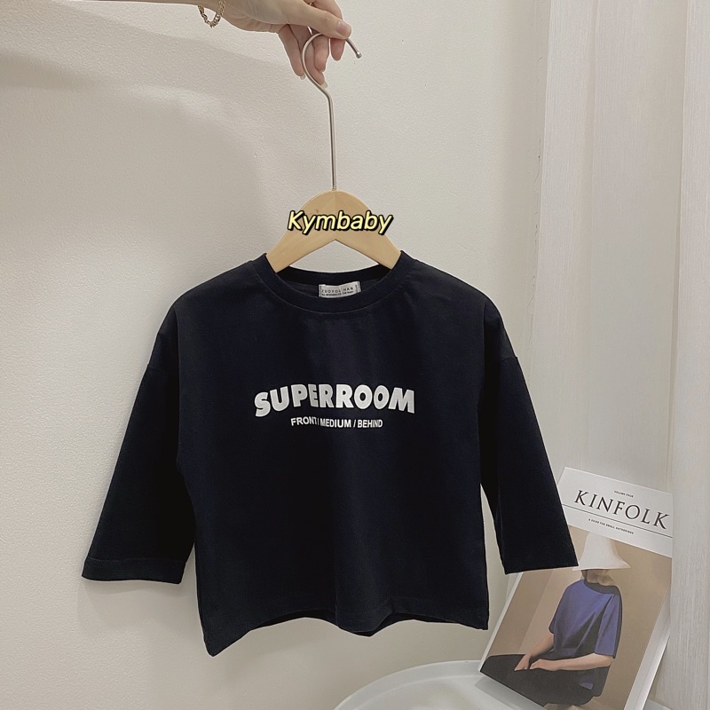 Áo thun dài tay basic Super cho bé A631