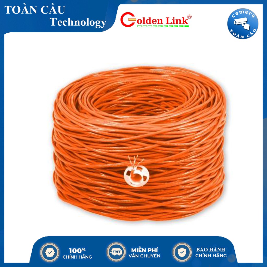 [100% CHÍNH HÃNG] CÁP MẠNG GOLDEN LINK PLATINUM UTP CAT 5E CAM MADE IN TAIWAN