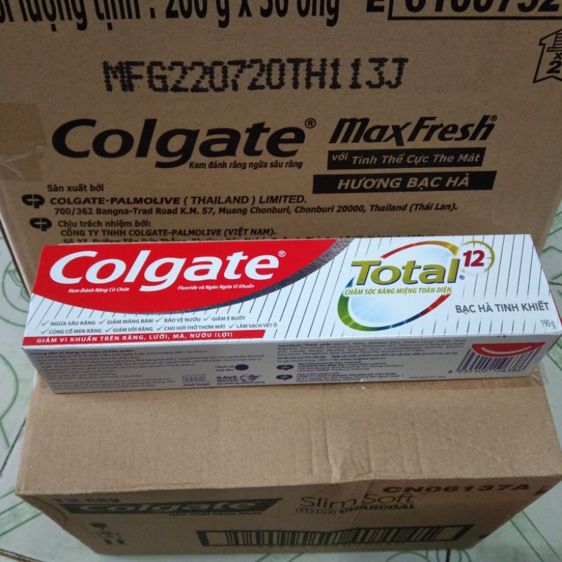 Colgate Max Fresh | Colgate Trà Xanh | Colgate Muối Thảo Dược | Colgate Total 12 | Colgate Ngừa Sâu Răng