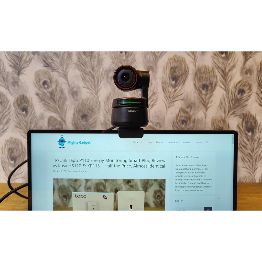 Webcam OBSBOT Tiny 4K AI - Powered PTZ dành cho máy tính và laptop