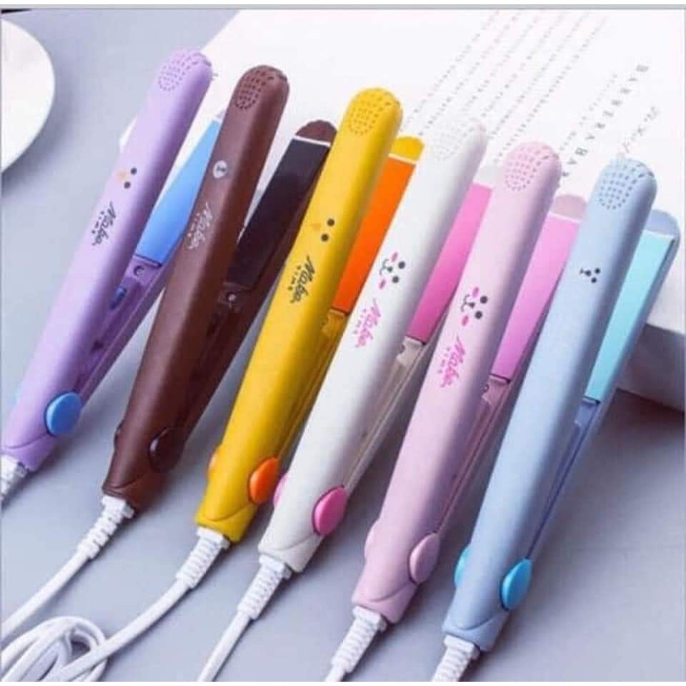 Máy làm tóc, máy kẹp, uốn, là tóc mini thuận tiện đi chơi, đi du lịch