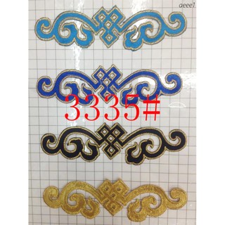 🙆🙆🙆Miếng Dán Trang Trí Thêu Họa Tiết Hoa Kiểu Dân Tộc Cổ Điển 3335