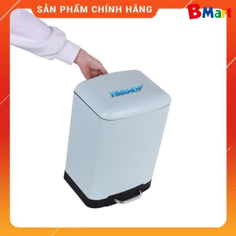 [FreeShip] 12 LIT - THÙNG RÁC VUÔNG  INOX  SƠN TĨNH  ĐIỆN VINAMOP - HÀNG CHÌNH HÃNG VINAMOP  - BM