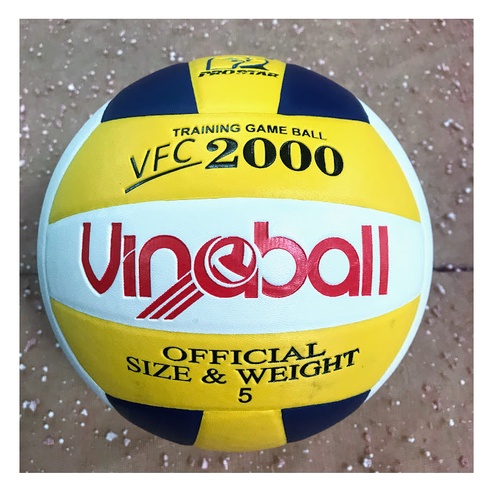 Bóng chuyền da Vinaball VFC 2000 size 5 chính hãng ( tặng kèm kim +lưới ) banh luyện tập và chuẩn thi đấu- Tâm An Sports