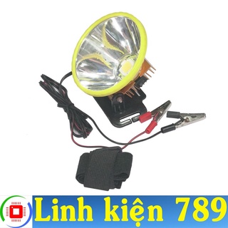 Đèn led đội đầu 12v ánh sáng vàng - linh kiện 789