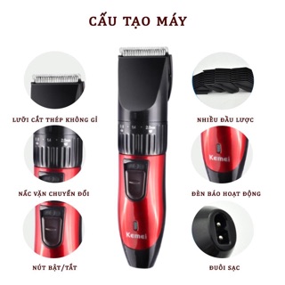 Tông đơ kemei 730 giá sỉ
