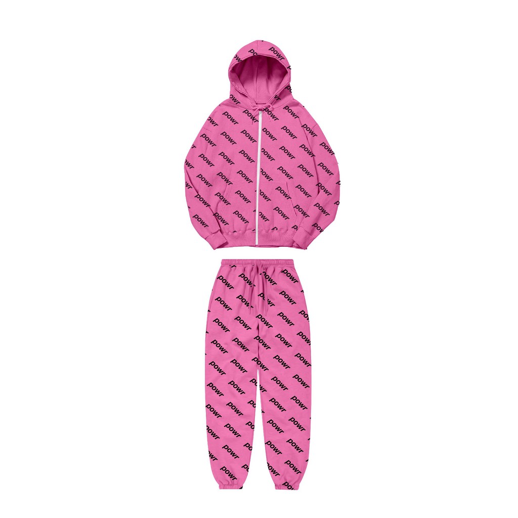 SET BỘ POWR MINI LOGO - PINK