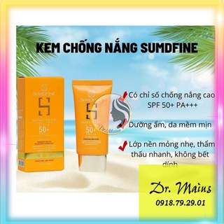 Kem chống nắng Sumdfine Sunscreen Hàn QuốcSPF 50+ PA+++ 5 trong 1 , Bệnh viện da liễu khuyên dùn