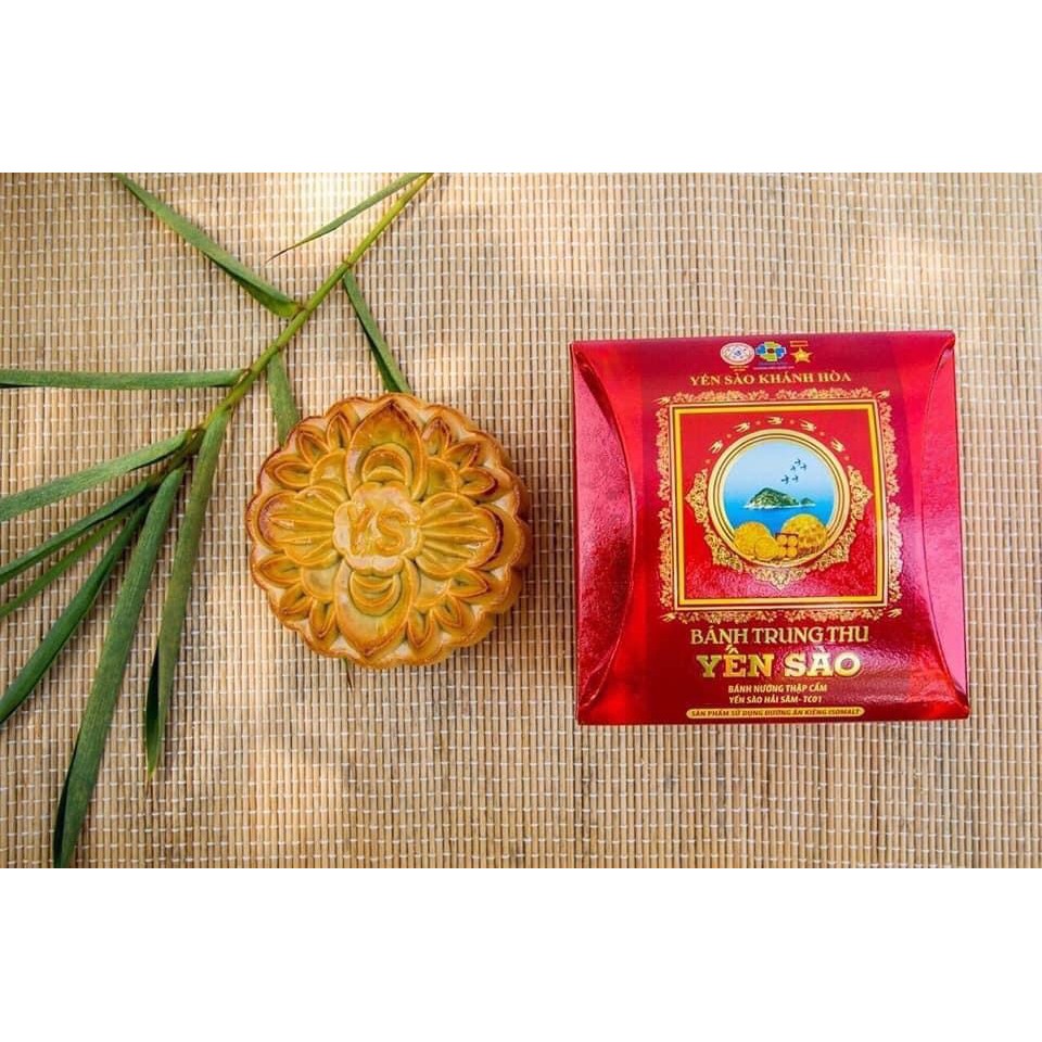 BÁNH TRUNG THU YẾN SÀO KHÁNH HÒA - HỘP 4 BÁNH X 120gr và 200gr