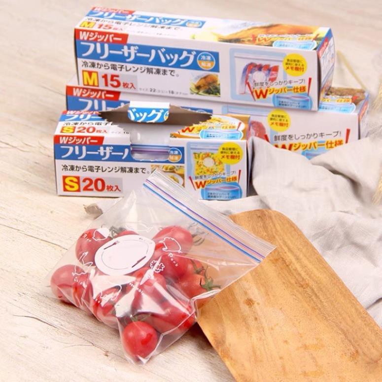 Túi ziplock - freezer bag đựng thực phẩm Nhật bản cao cấp