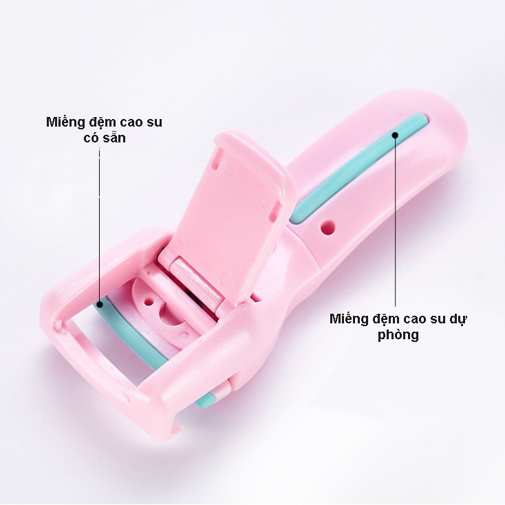 Kẹp mi 3D uốn cong Malian tặng kèm 8 miếng đệm cao su - Kẹp mi chuyên dụng mã MJ7562