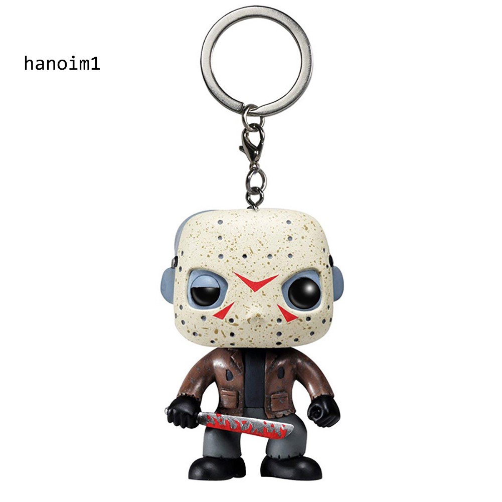 Móc treo chìa khóa hình nhân vật Jason Voorhees Funko thứ 6 ngày 13 kích thước 10cm độc đáo